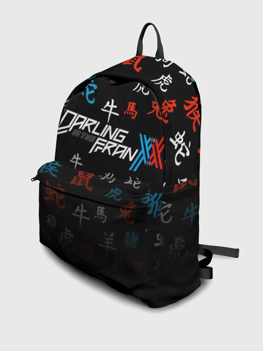 Рюкзак джинсовый / DARLING IN THE FRANXX иероглифы