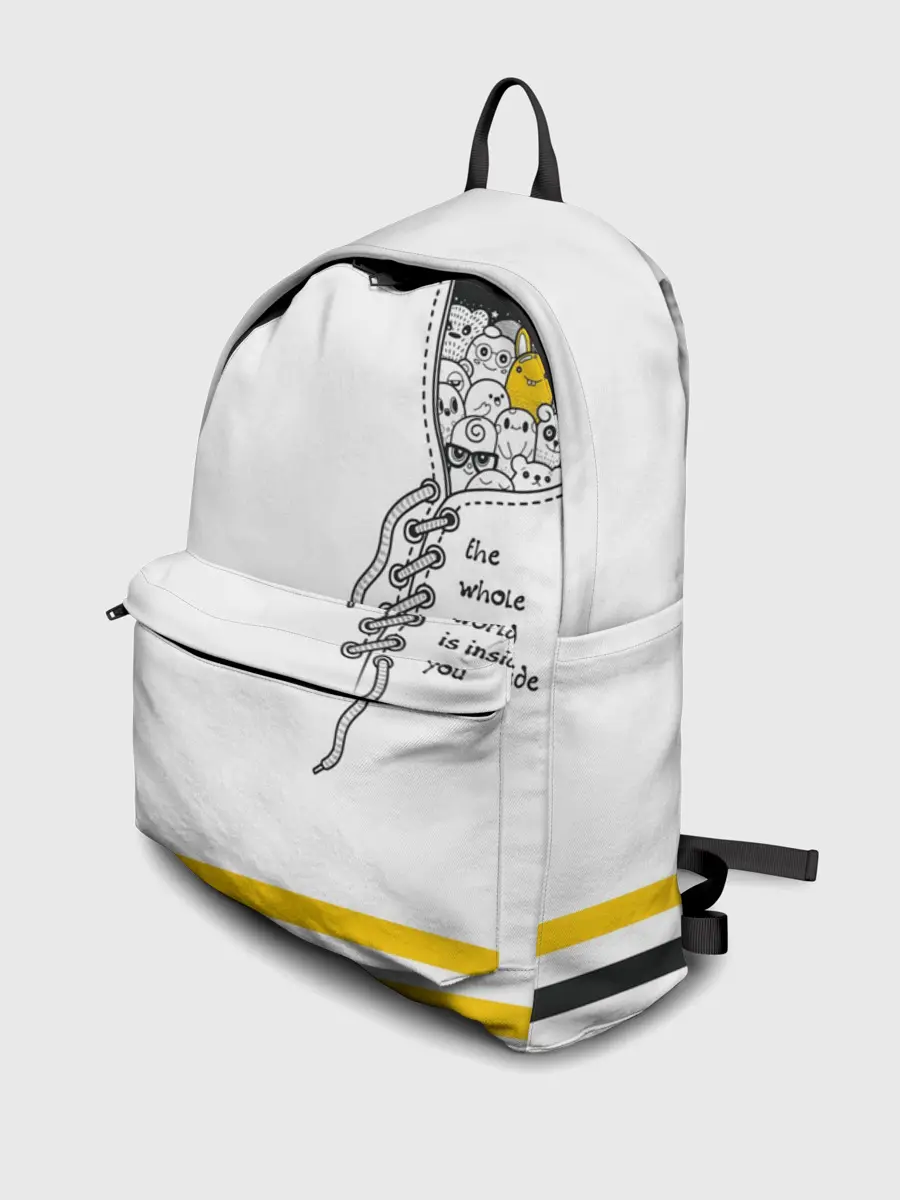 Рюкзак джинсовый / Внутри тебя целый мир