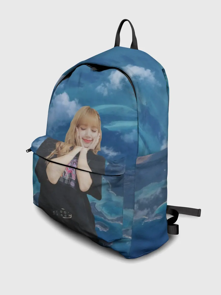 Рюкзак джинсовый / LISA BLACKPINK