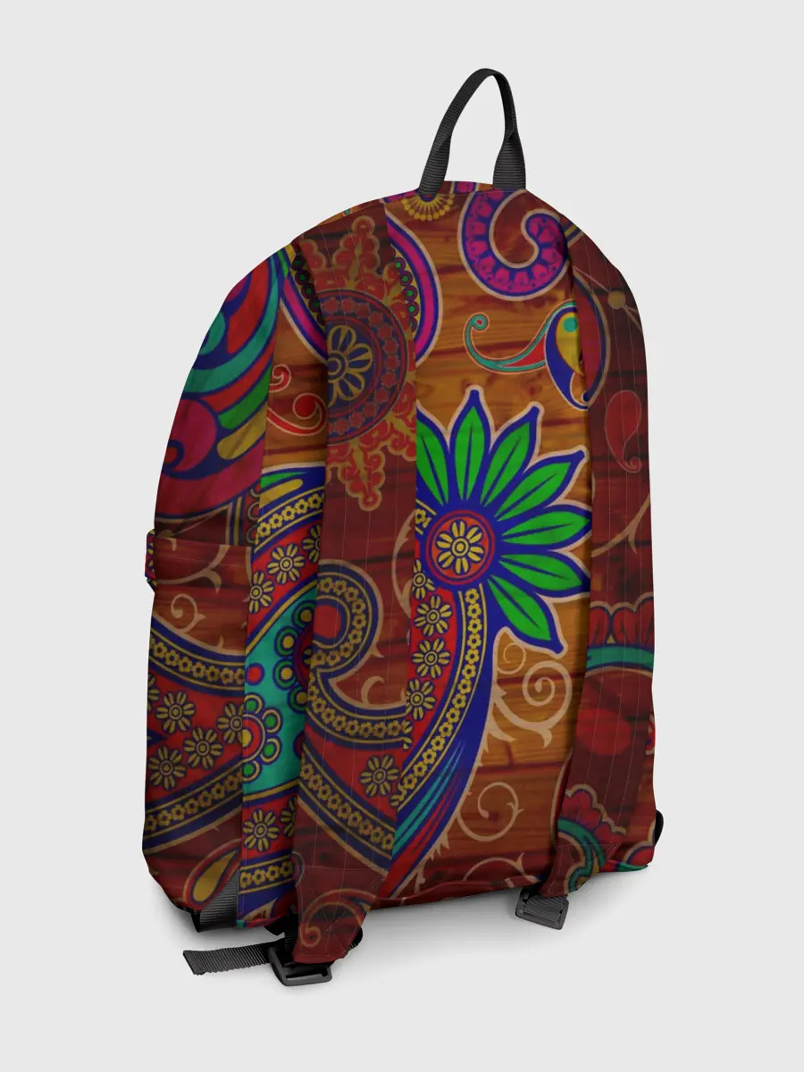 Рюкзак джинсовый / узоры текстура фон