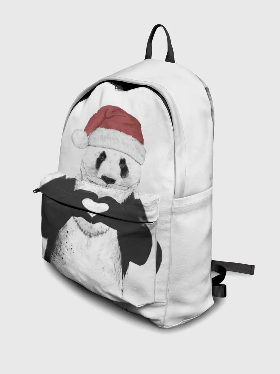 Рюкзак джинсовый / Панда Клаус