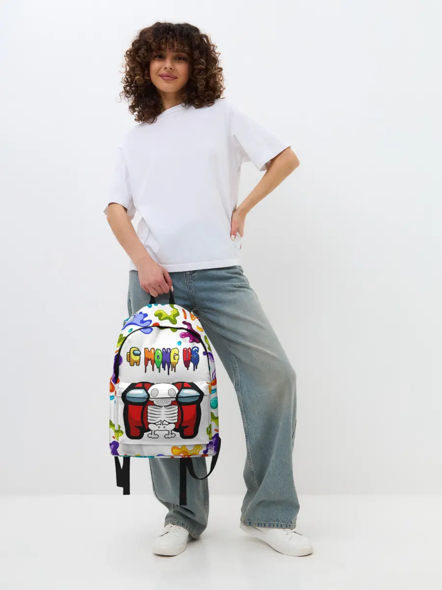 Рюкзак джинсовый / AMONG US