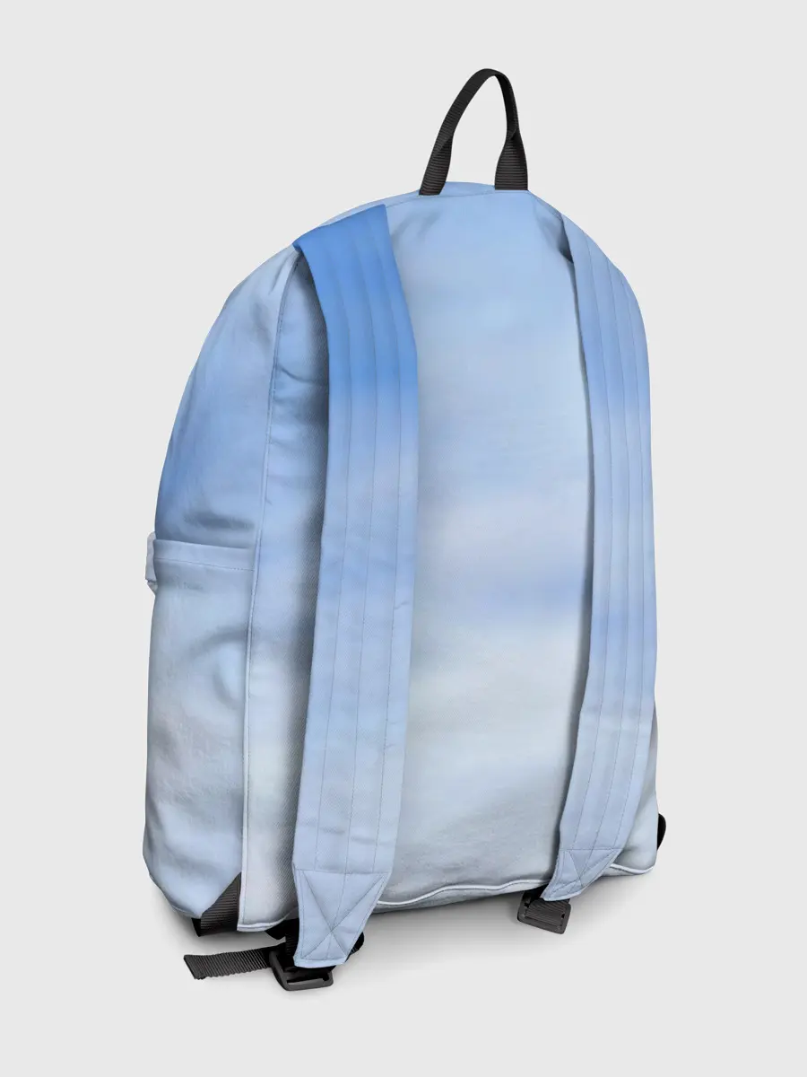 Рюкзак джинсовый / Овчарка и снег