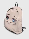 Рюкзак джинсовый / Surprised anime face