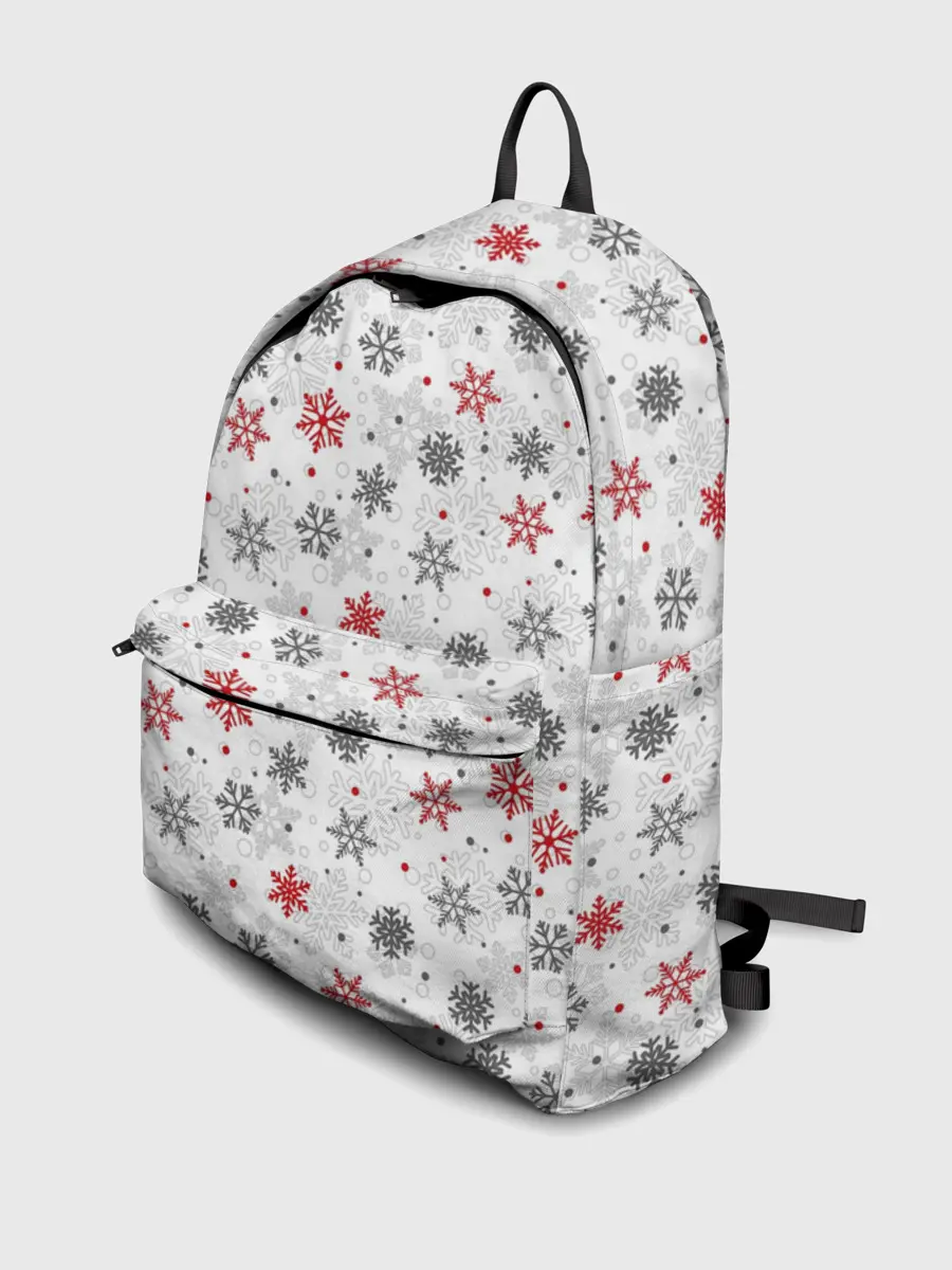 Рюкзак джинсовый / Снежинки