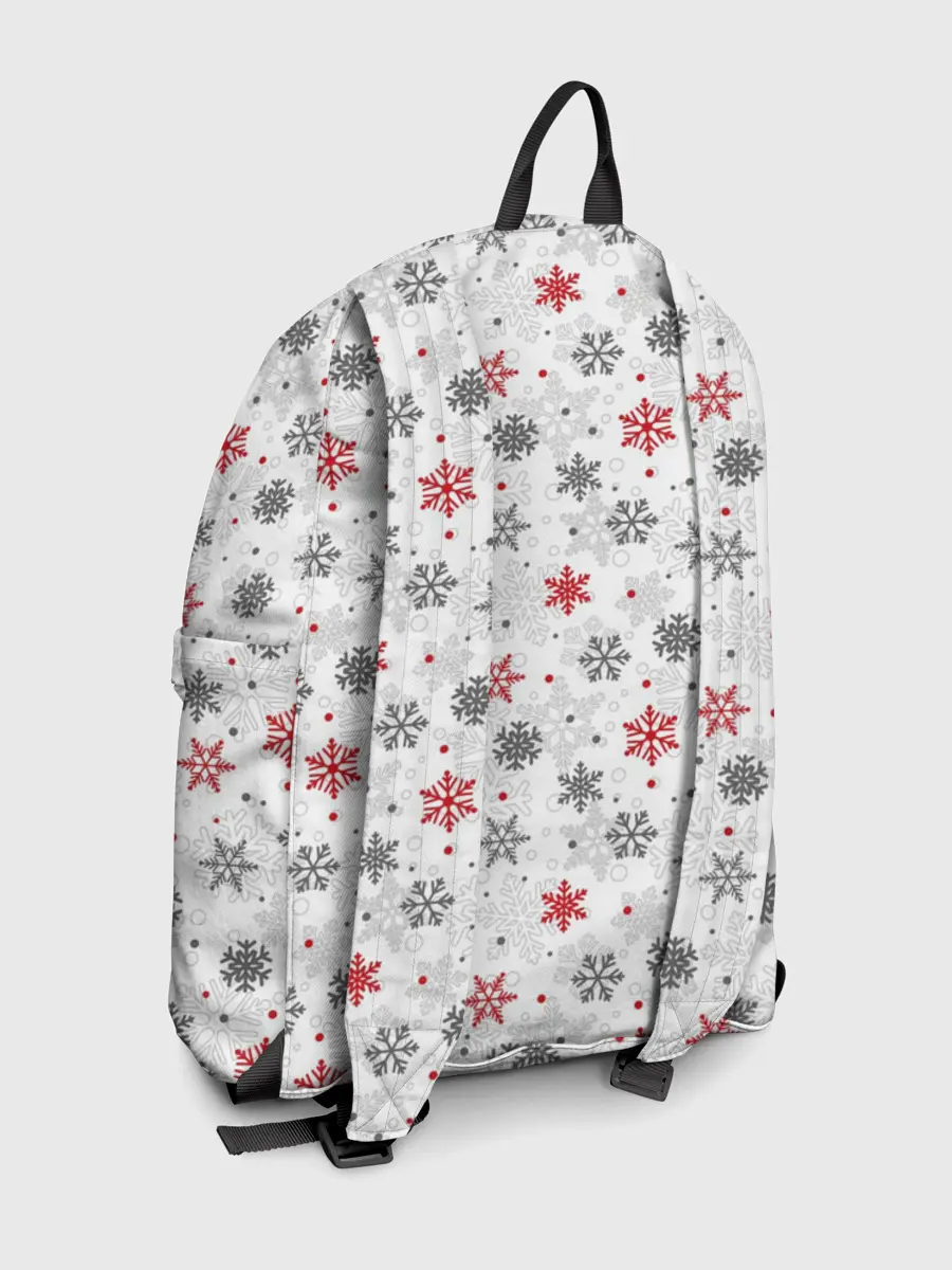 Рюкзак джинсовый / Снежинки