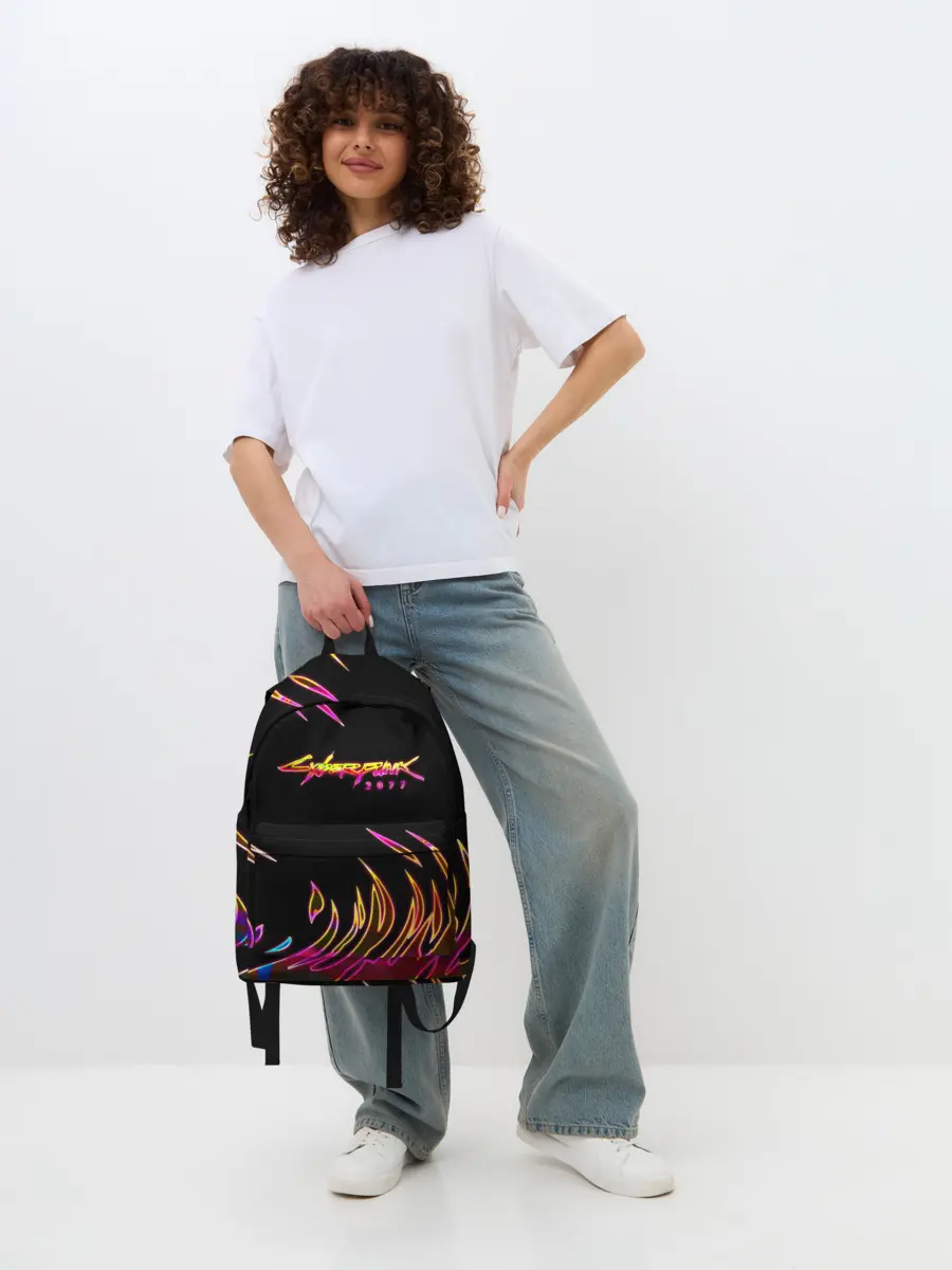 Рюкзак джинсовый / Cyberpunk 2077