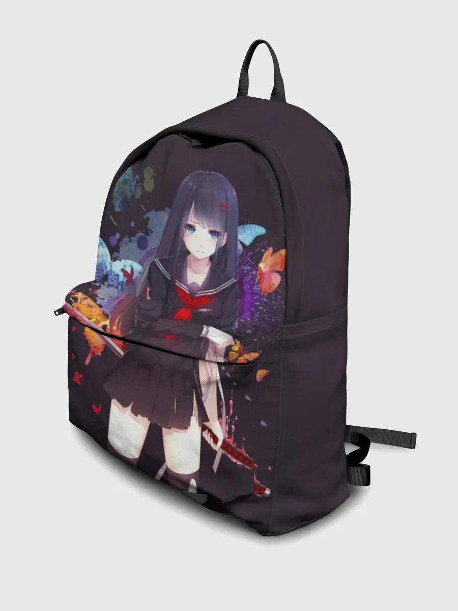 Рюкзак джинсовый / Кровавая бабочка