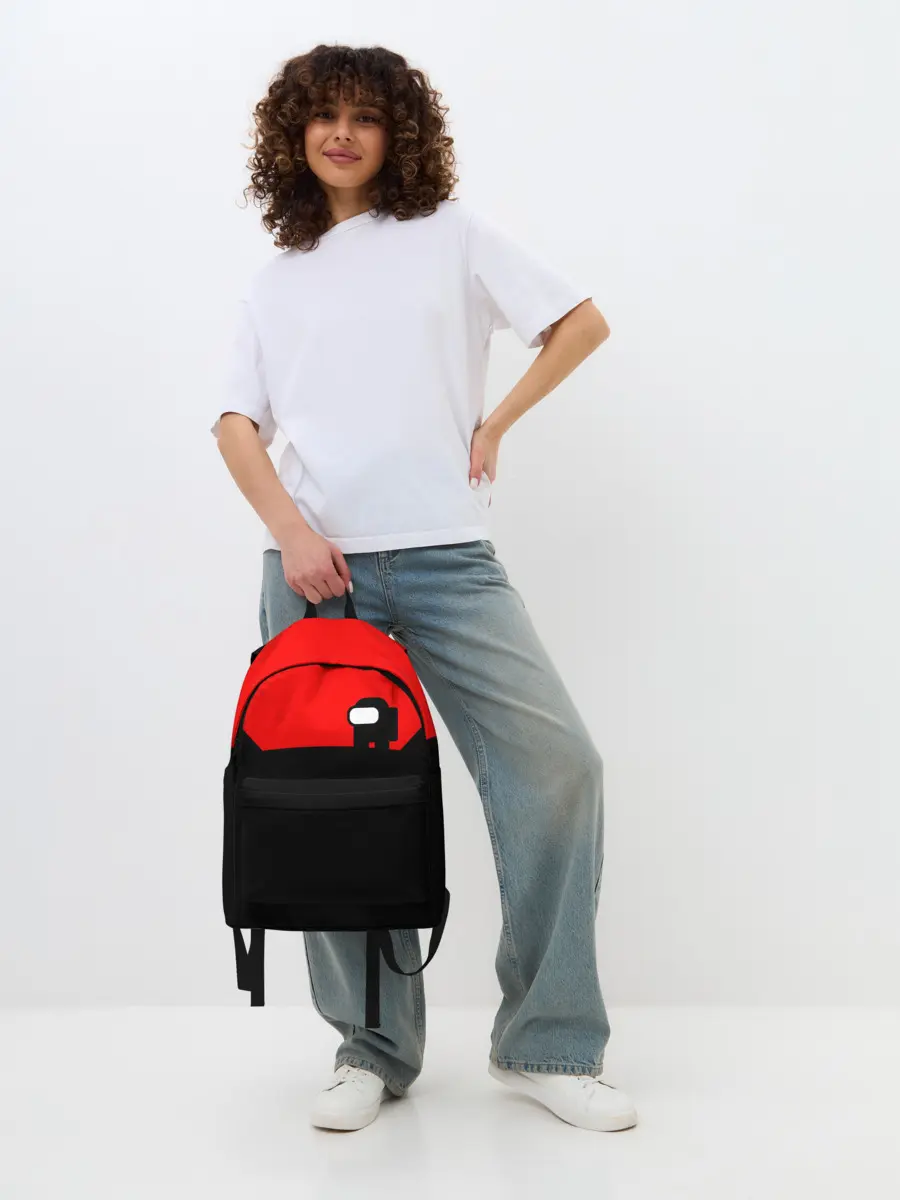 Рюкзак джинсовый / AMONG US - ALONE