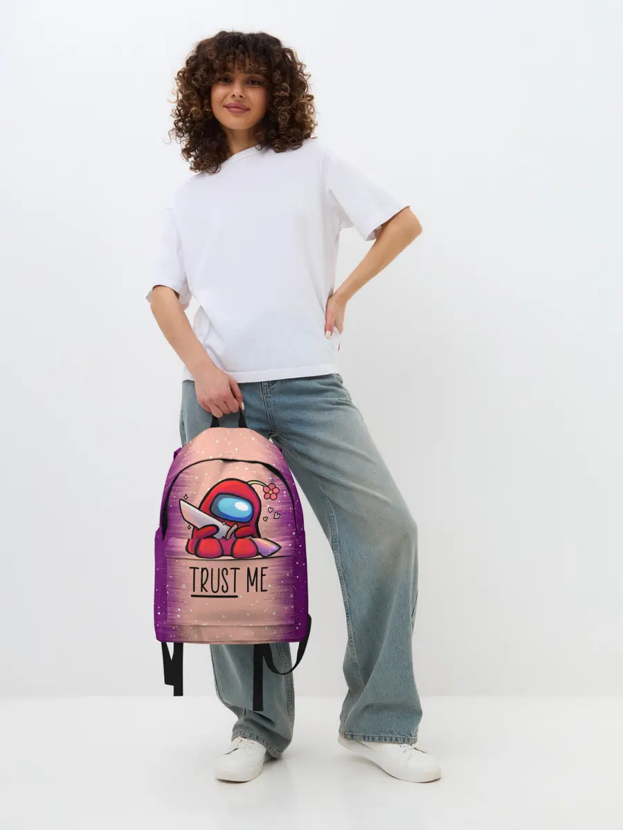 Рюкзак джинсовый / AMONG US - Дитя