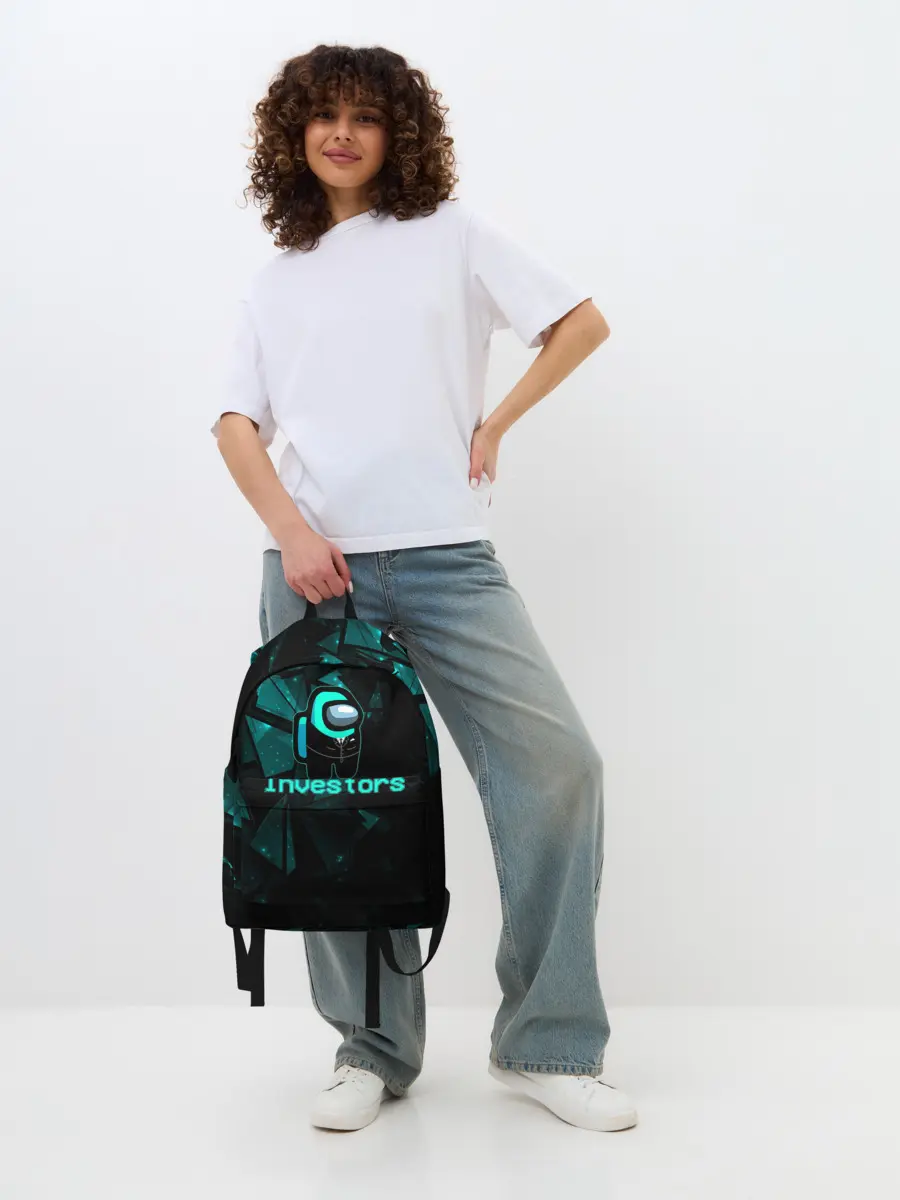 Рюкзак джинсовый / Among Us Investors