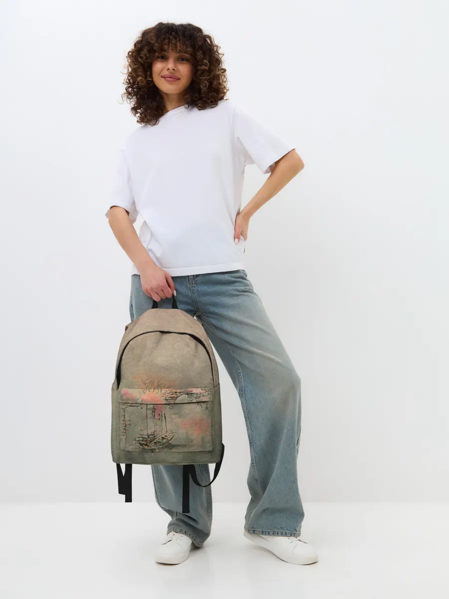 Рюкзак джинсовый / Пейзаж