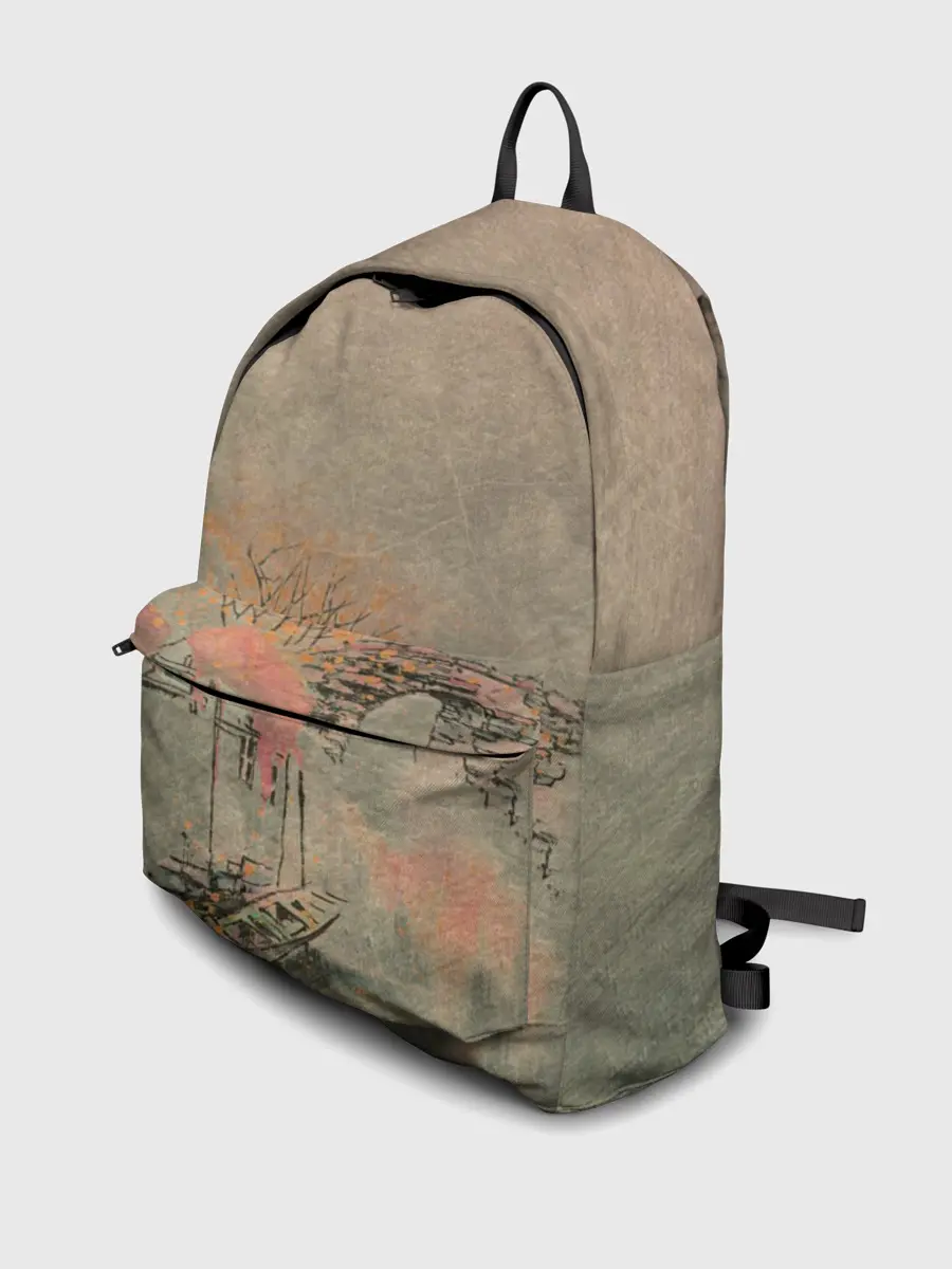 Рюкзак джинсовый / Пейзаж