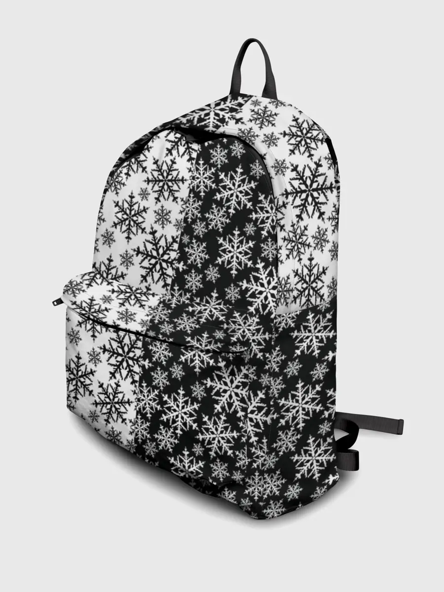 Рюкзак джинсовый / Снежинки