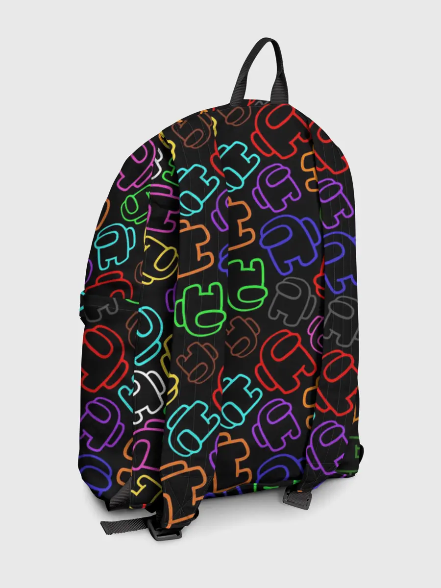 Рюкзак джинсовый / AMONG US NEON