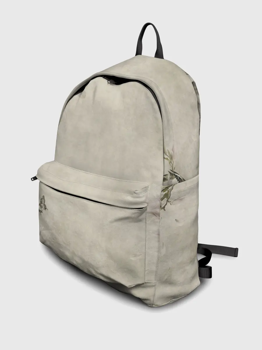 Рюкзак джинсовый / Цветущая сакура.