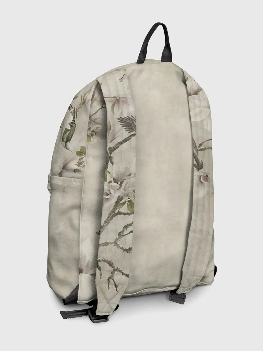 Рюкзак джинсовый / Цветущая сакура.