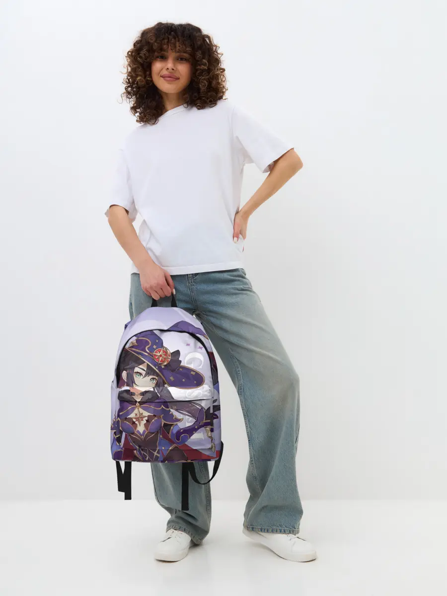 Рюкзак джинсовый / GENSHIN IMPACT, МОНА