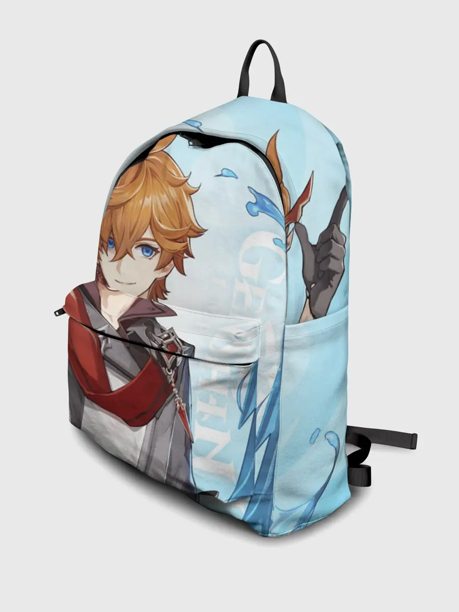 Рюкзак джинсовый / GENSHIN IMPACT, ТАРТАЛЬЯ