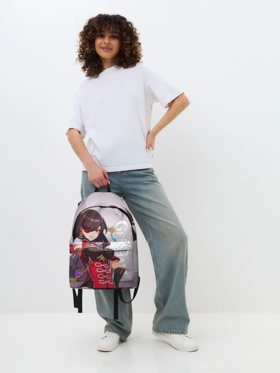 Рюкзак джинсовый / GENSHIN IMPACT, БЭЙ ДОУ