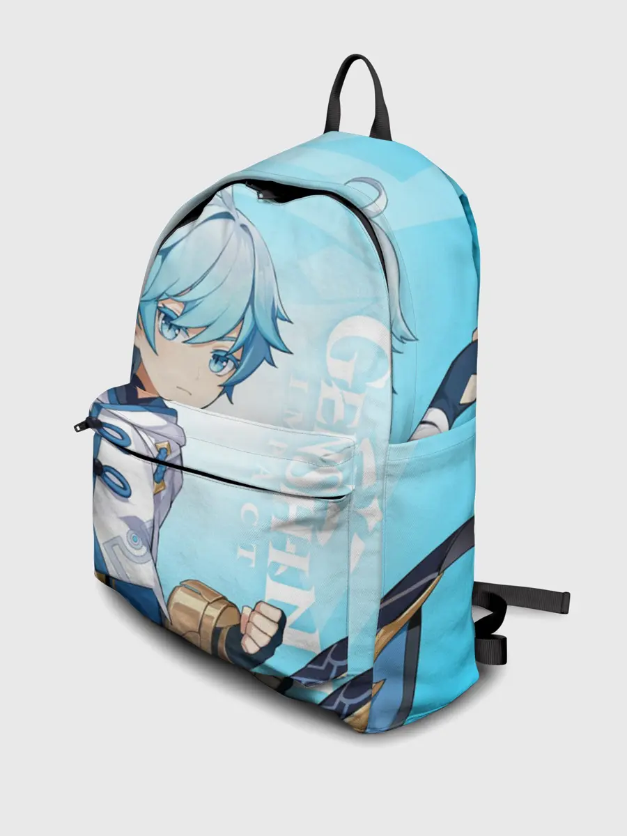 Рюкзак джинсовый / GENSHIN IMPACT, ЧЖУН ЮНЬ