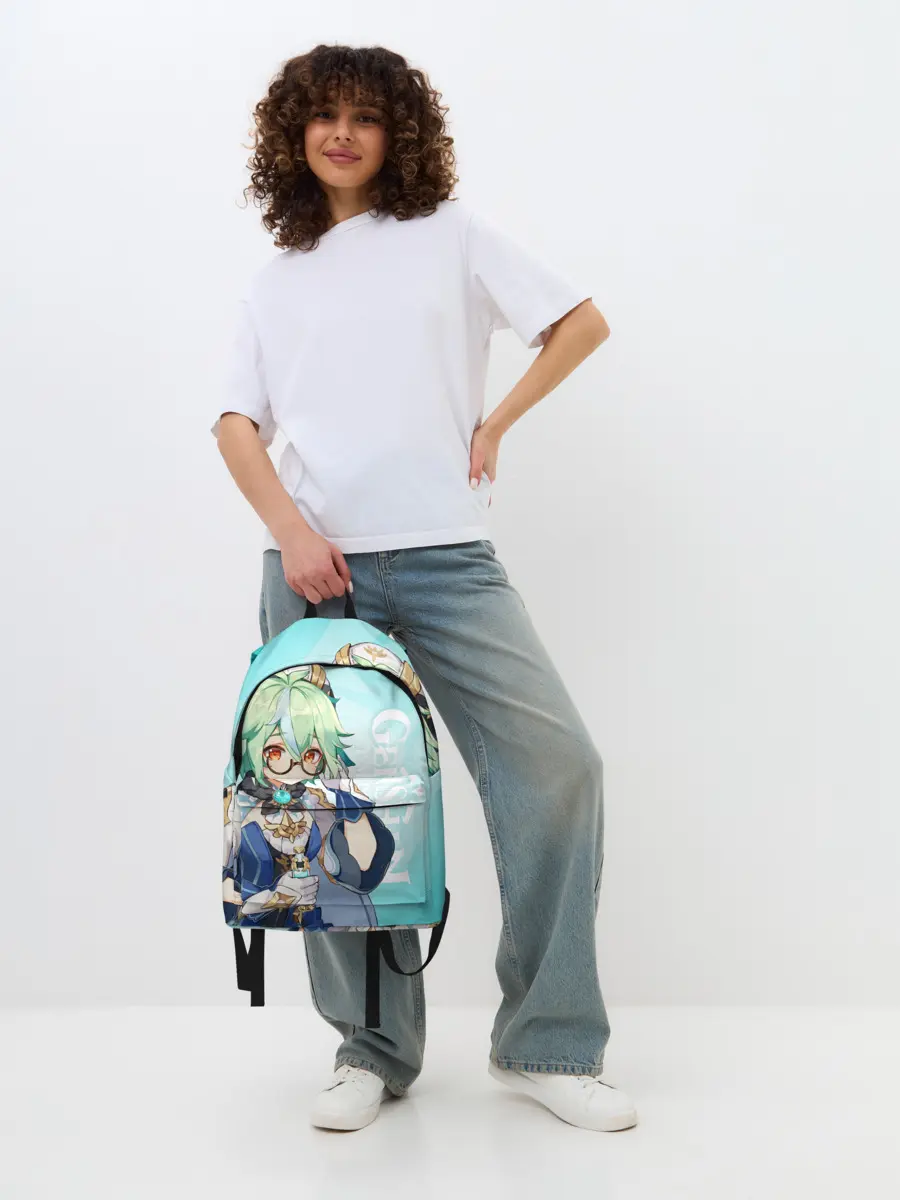 Рюкзак джинсовый / GENSHIN IMPACT, САХАРОЗА
