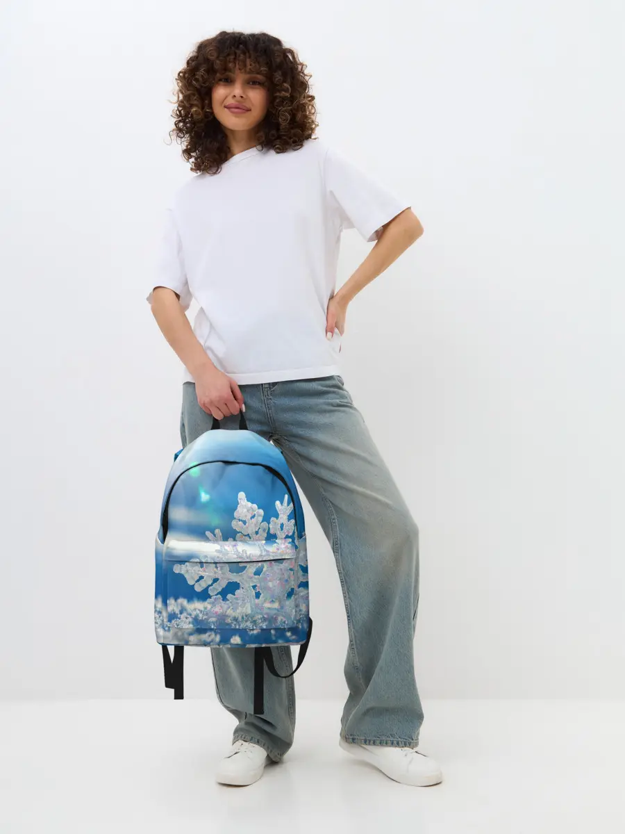 Рюкзак джинсовый / Снег