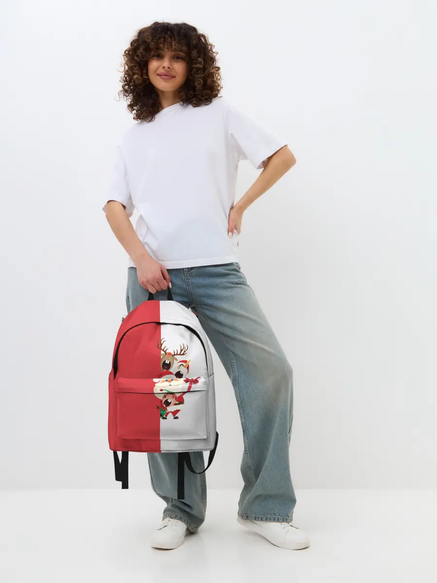 Рюкзак джинсовый / С Новым Годом!