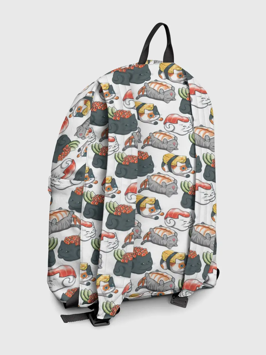 Рюкзак джинсовый / Котики | Суши