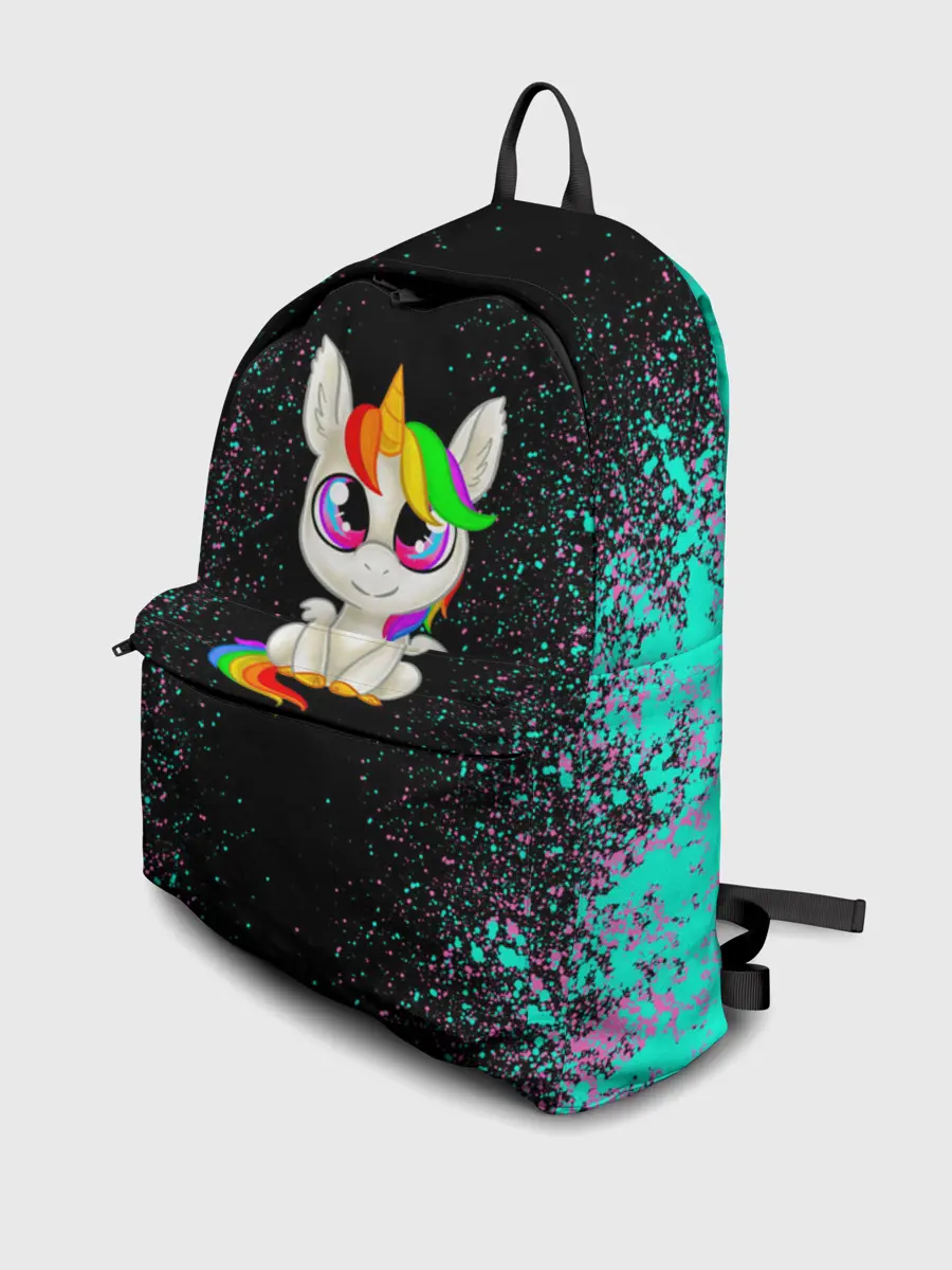 Рюкзак джинсовый / Единорог