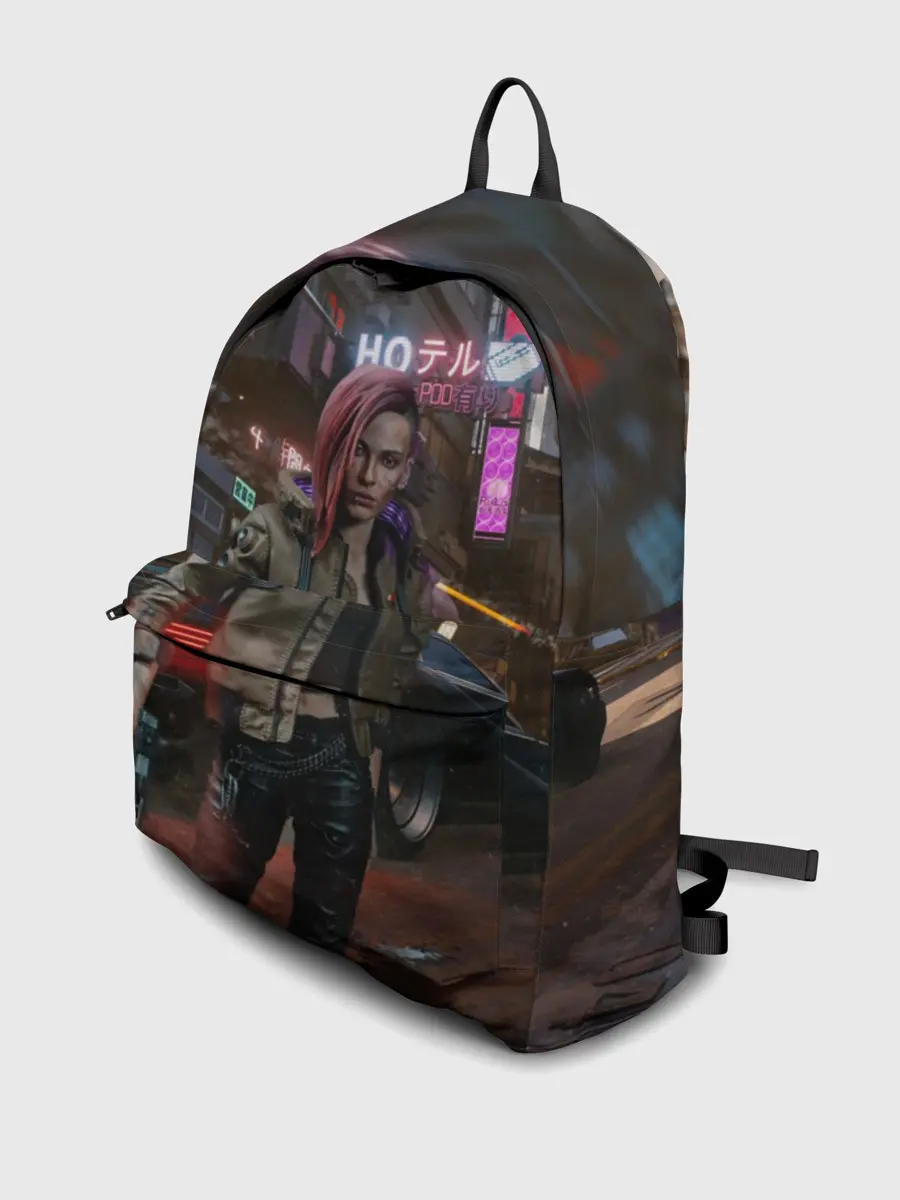 Рюкзак джинсовый / Cyberpunk 2077