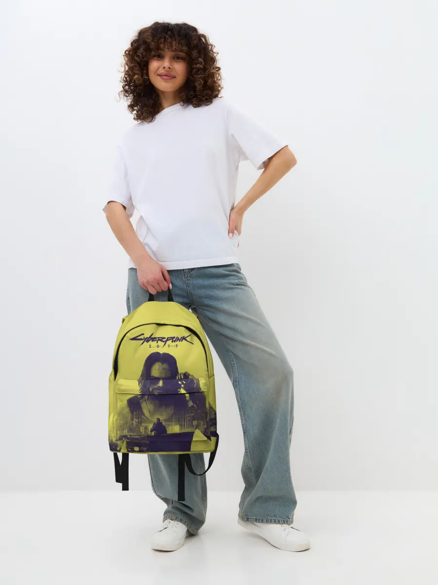 Рюкзак джинсовый / Cyberpunk 2077