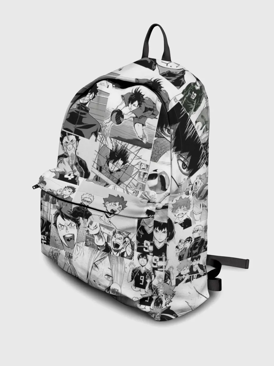 Рюкзак джинсовый / Haikyu pattern