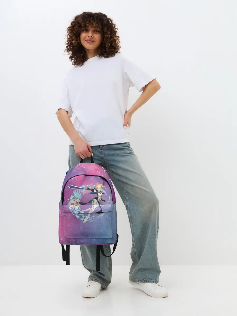 Рюкзак джинсовый / Genshin Impact