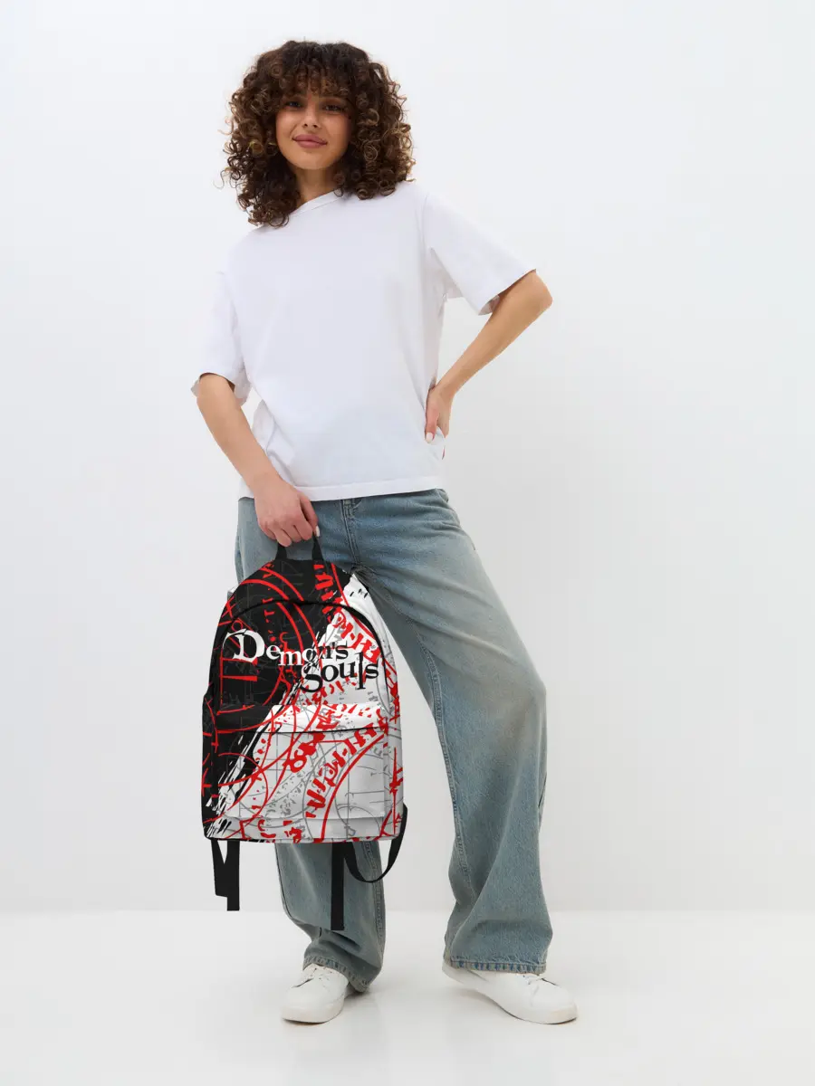 Рюкзак джинсовый / DEMONS SOULS