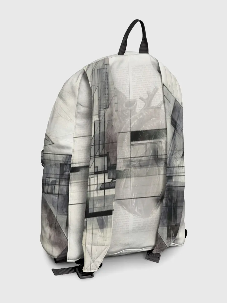 Рюкзак джинсовый / Концептуальное сердце.