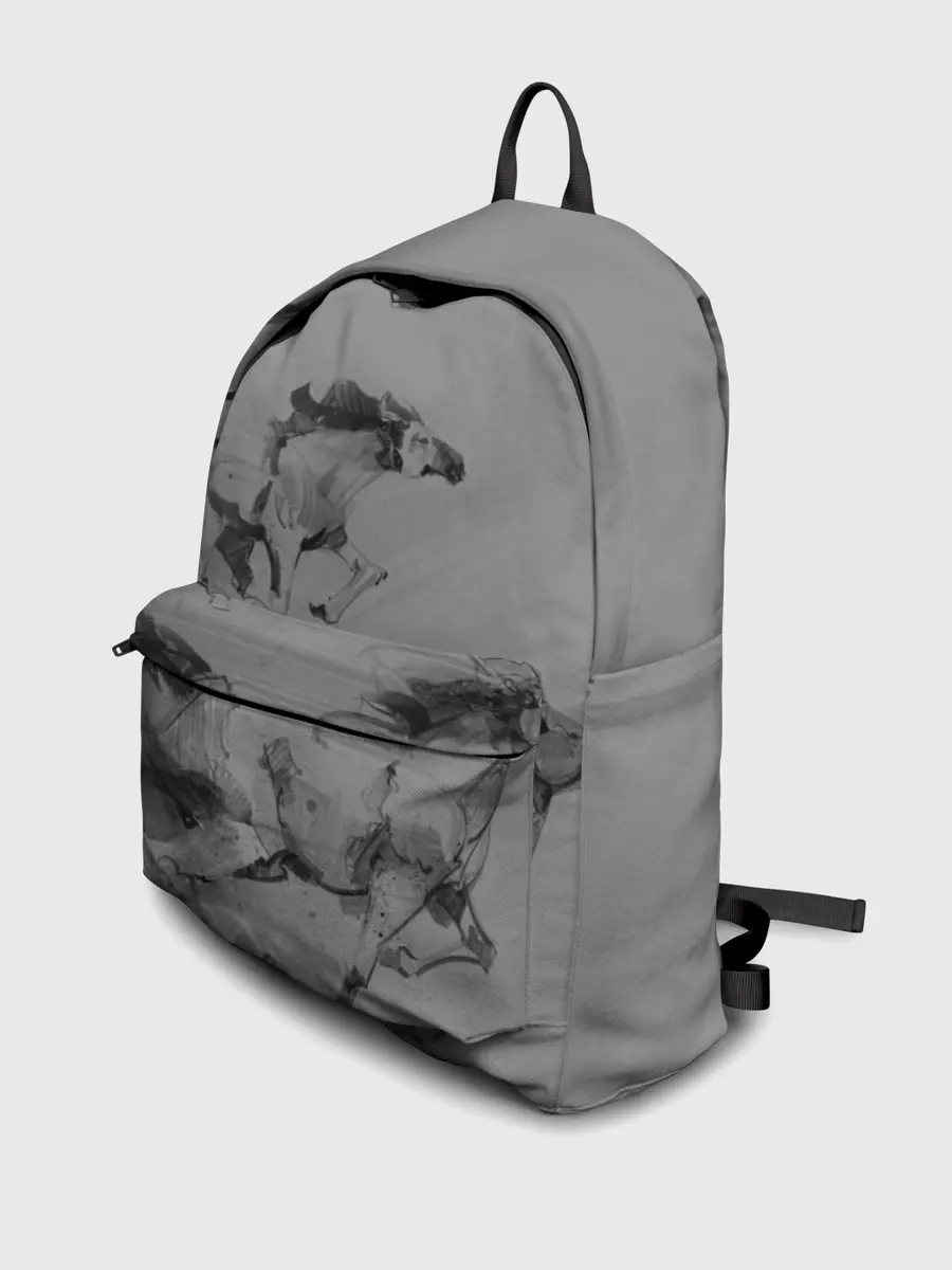 Рюкзак джинсовый / кони