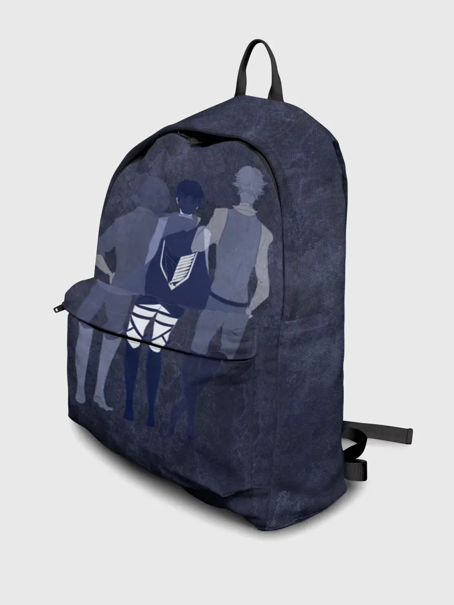 Рюкзак джинсовый / AOT три силуэта