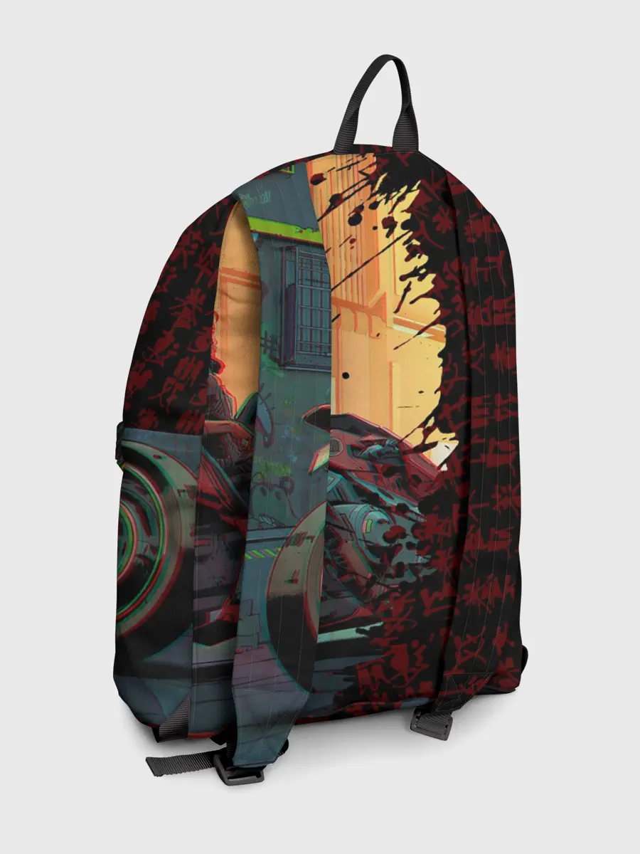 Рюкзак джинсовый / Киберпанк