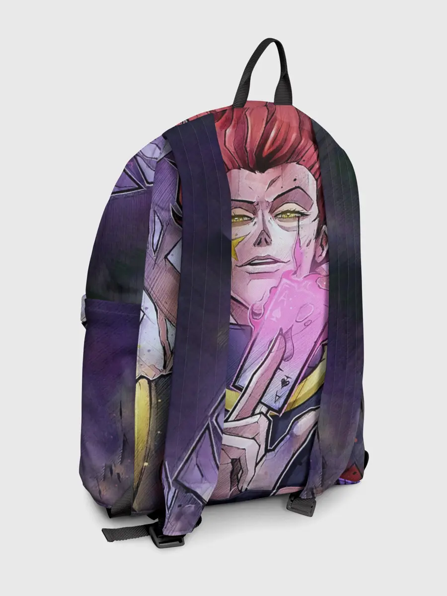 Рюкзак джинсовый / Хисока со светящейся картой в руках