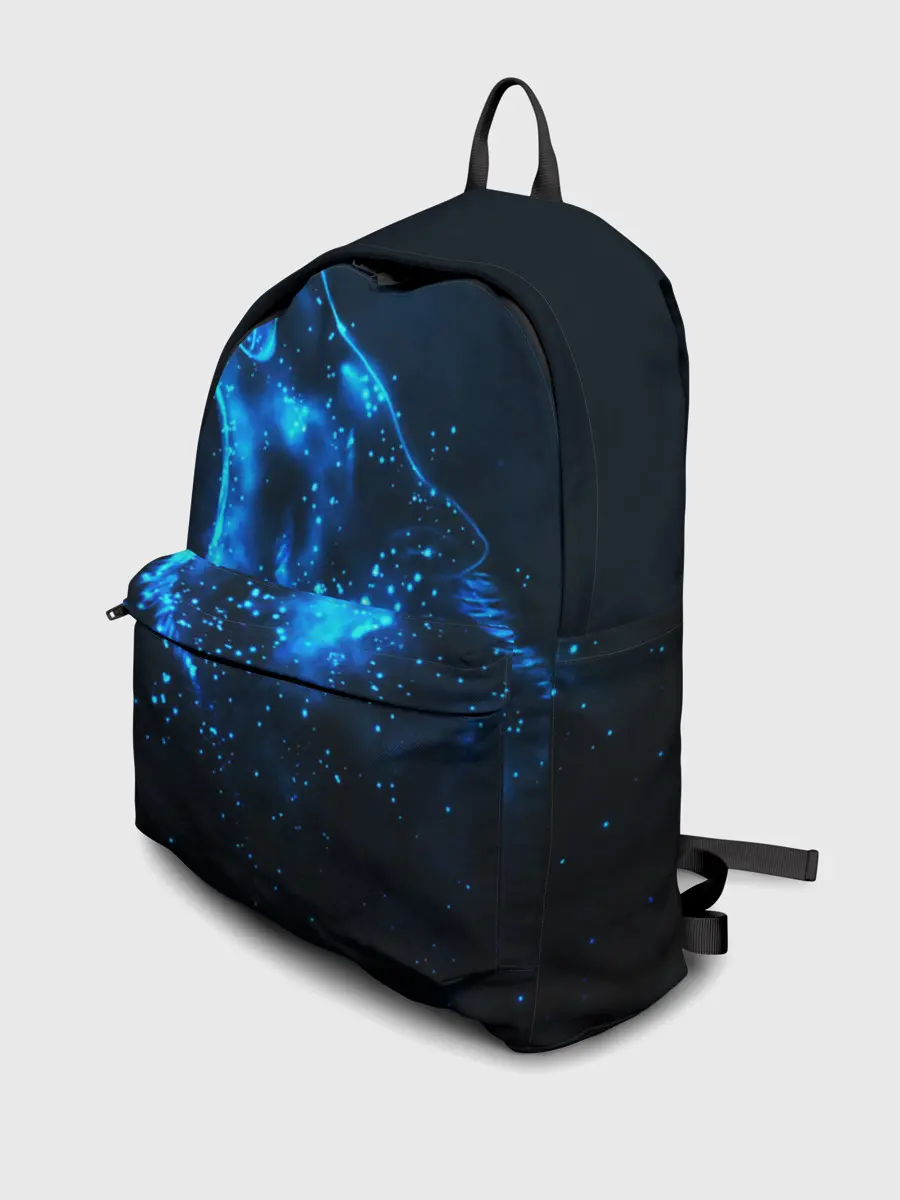 Рюкзак джинсовый / Космический Волк