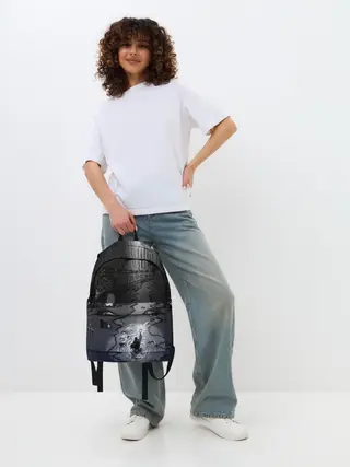 Рюкзак джинсовый / Lovecraft / Лавкрафт