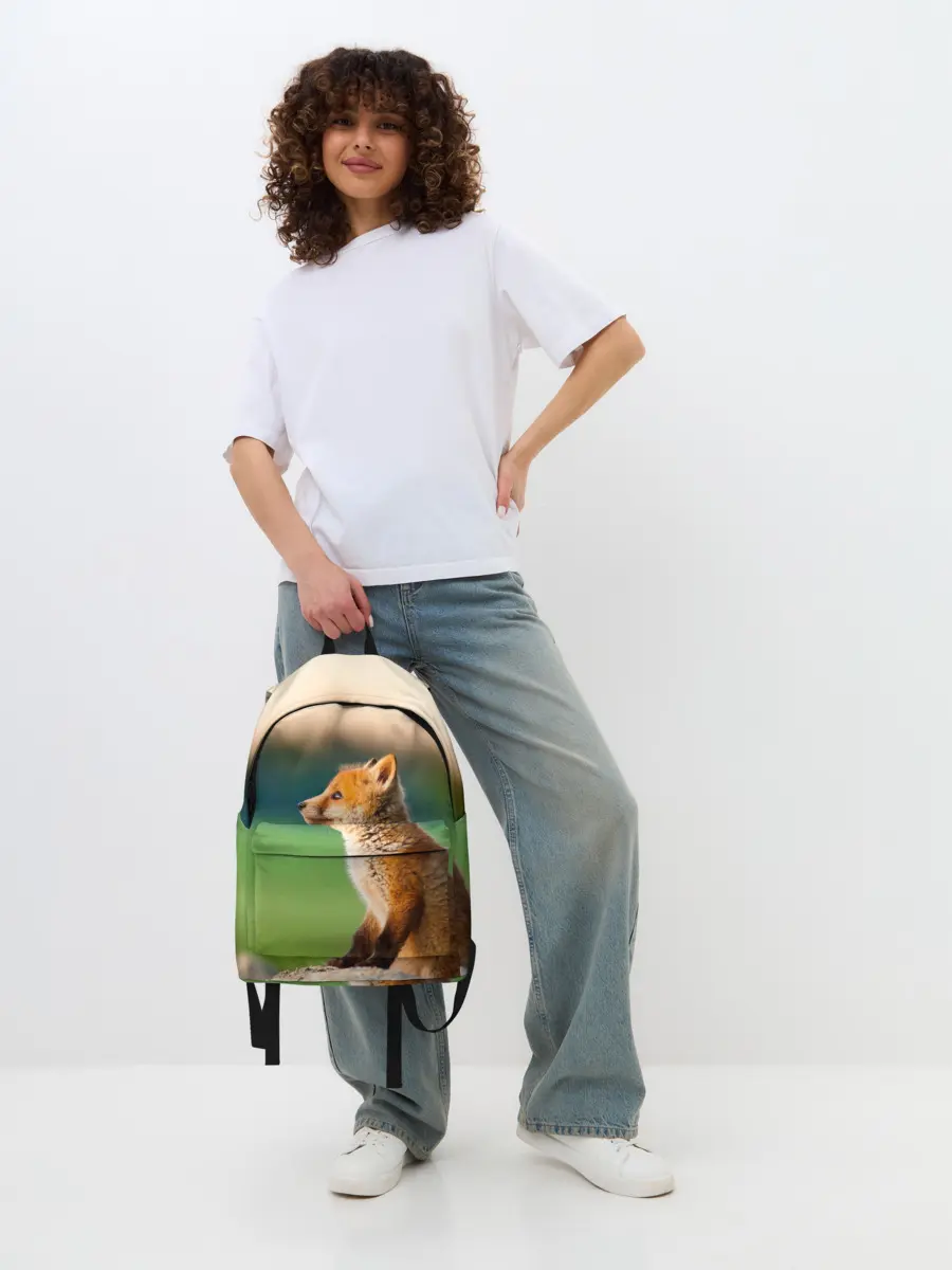 Рюкзак джинсовый / Лиса