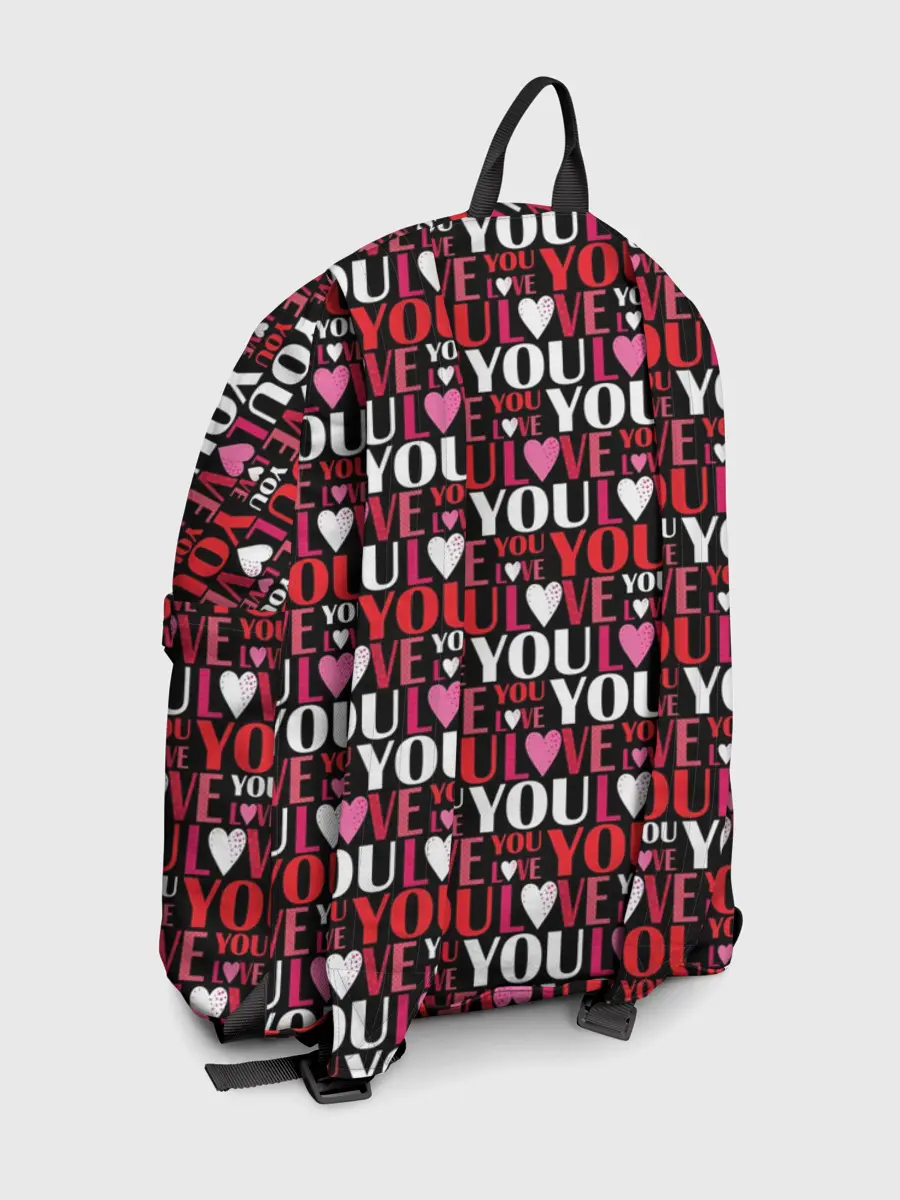 Рюкзак джинсовый / Люблю Тебя!