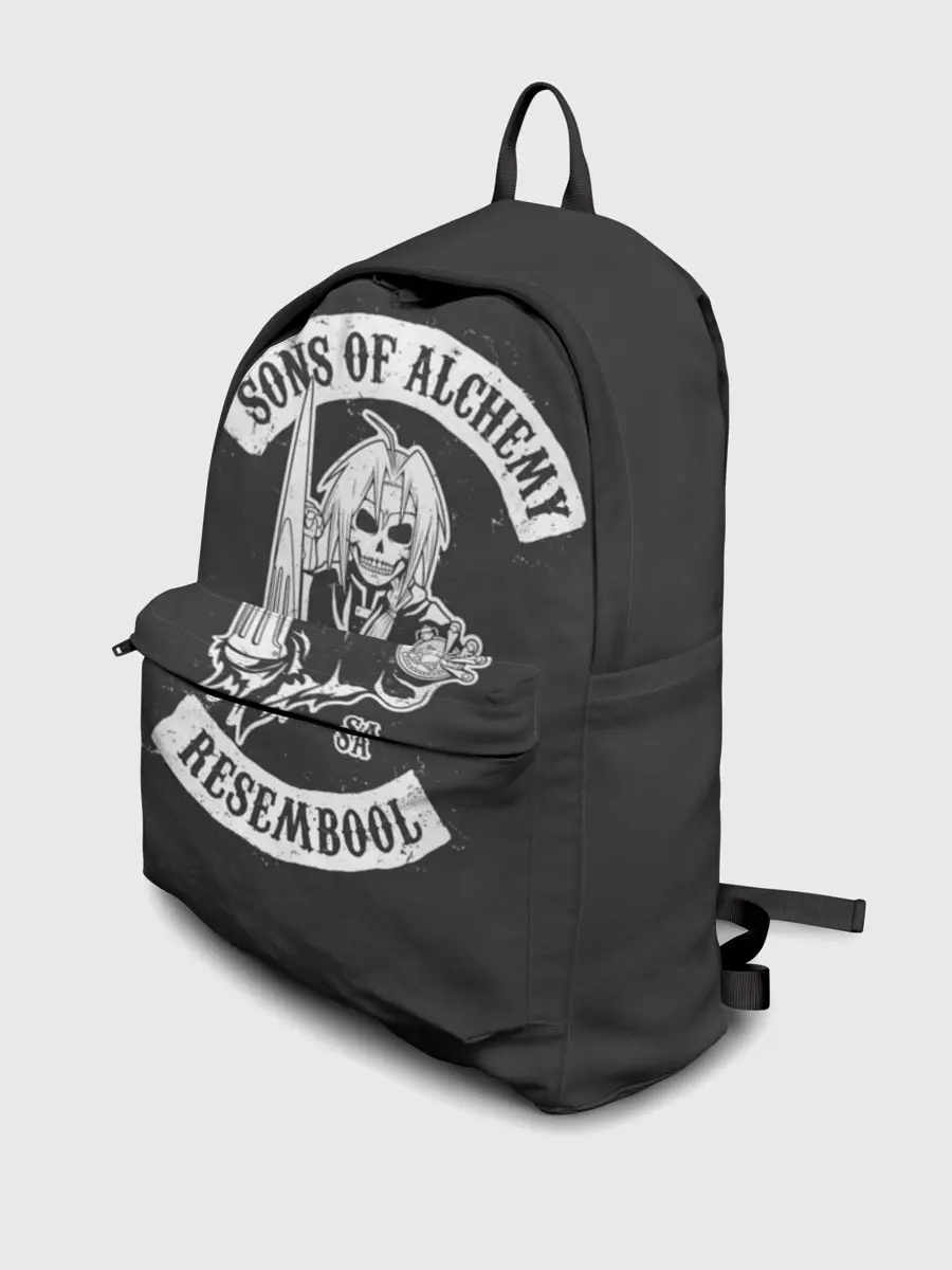 Рюкзак джинсовый / Стальной Алхимик