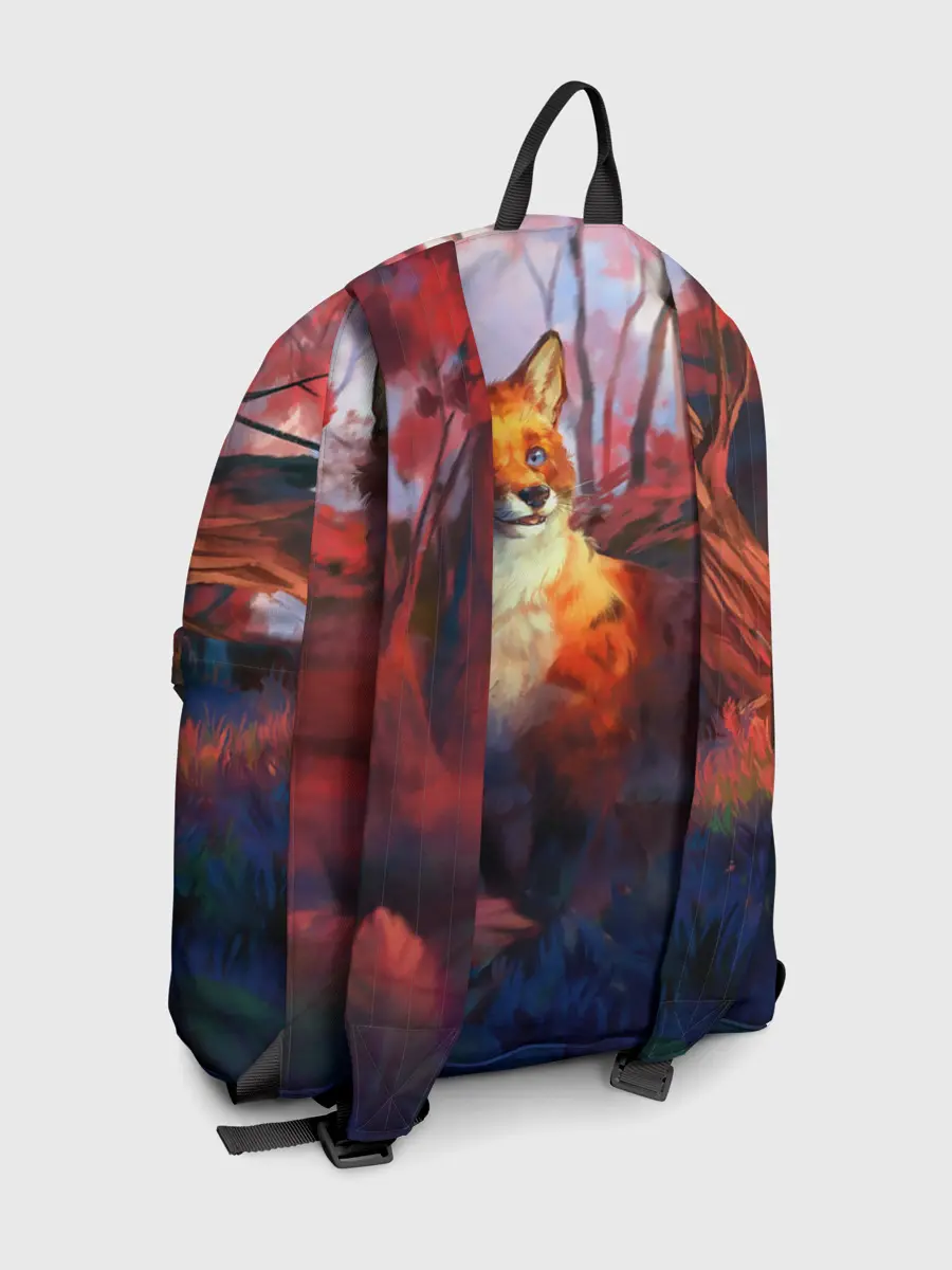 Рюкзак джинсовый / Рыжая лиса