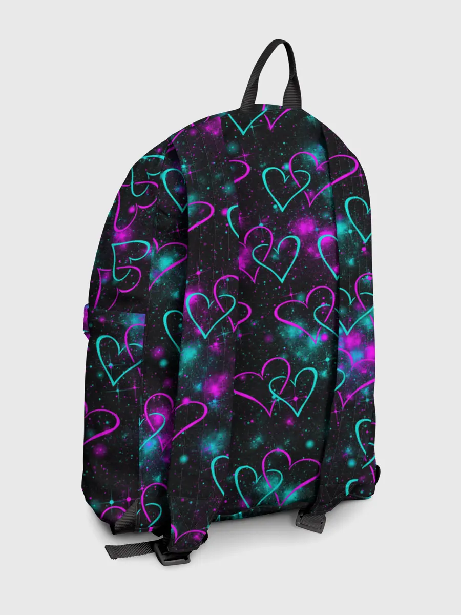 Рюкзак джинсовый / Сердечки