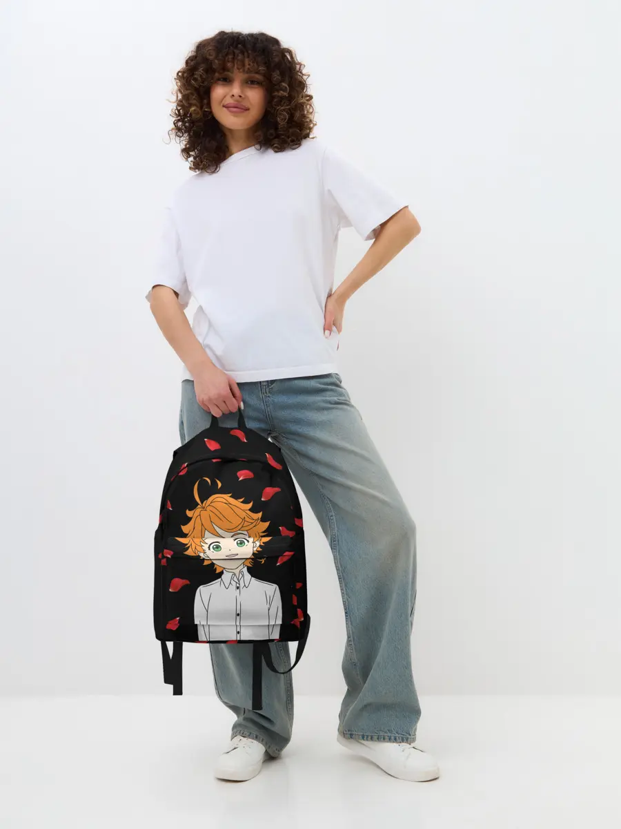 Рюкзак джинсовый / Обещанный Неверленд/Эмма