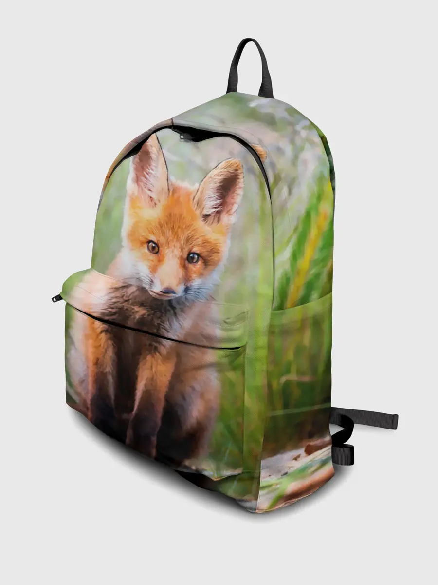 Рюкзак джинсовый / Лисичка