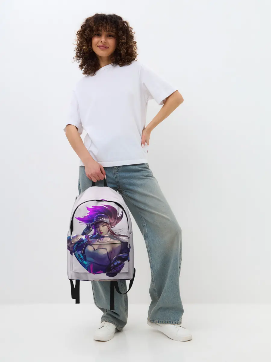 Рюкзак джинсовый / KDA Akali